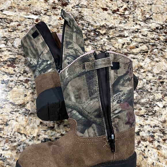 GUC GAME WINNER Boots Infant Girl’s Size 10.0 Camo & Pink Boots Girls Hunting - Picture 7 of 15
